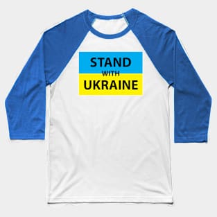 Stand with Ukraine Stop War Baseball T-Shirt